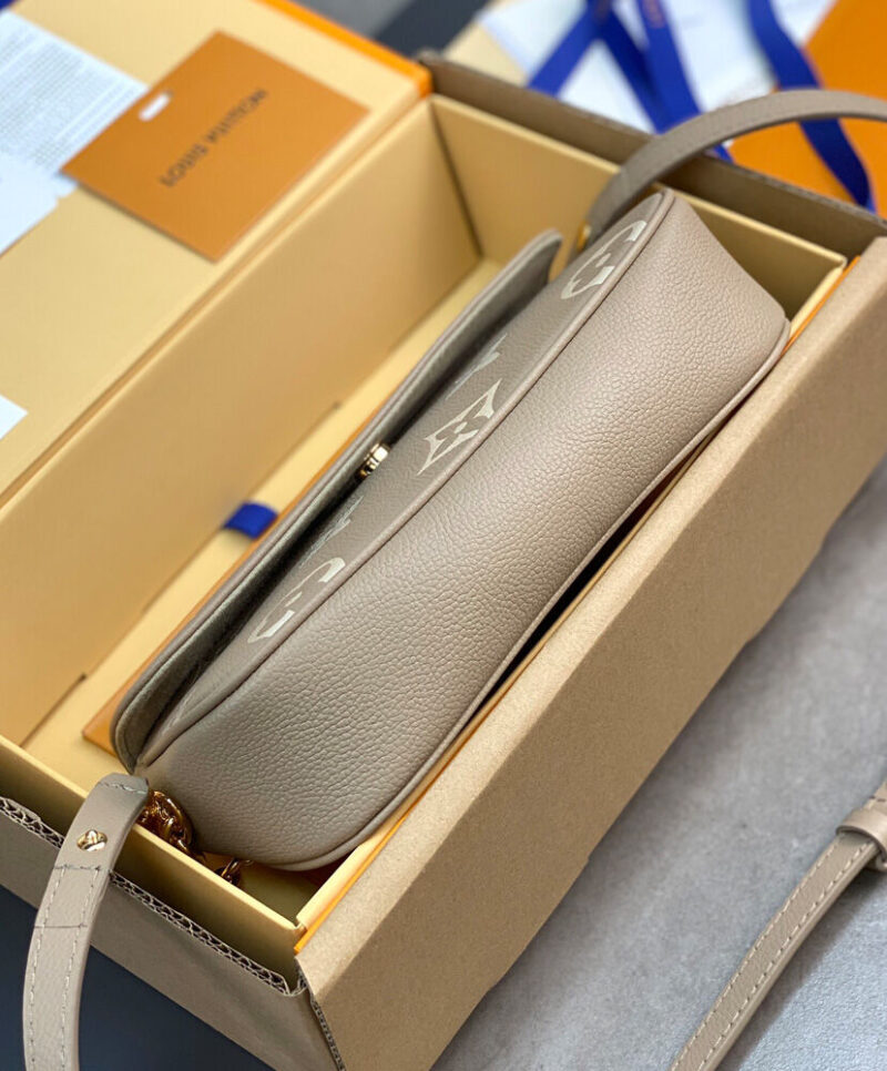 Louis Vuitton Wallet On Chain Ivy M82211 Gray